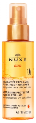 Nuxe Sun Huile Lactée Capillaire Protectrice Hydratante 100 ml