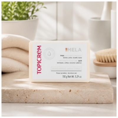 Topicrem MELA - Taches pigmentaires Pain Exfoliant Unifiant 150 g