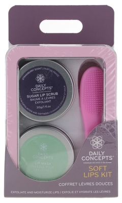 Daily Concepts Coffret Lèvres Douces Exfolie et Hydrate