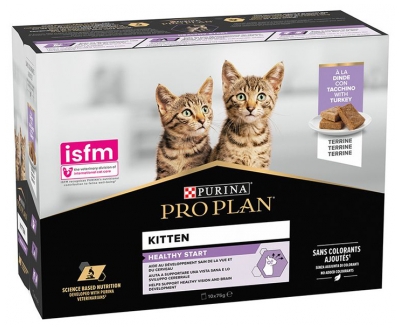 Purina Proplan Terrine à la Dinde 10 Sachets de 75 g