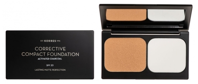 Korres Fond de Teint Compact Correcteur Charbon Actif SPF20 9,5 g