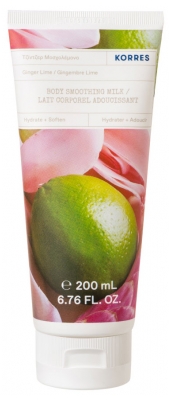 Korres Lait Corps Adoucissant Gingembre Lime 200 ml