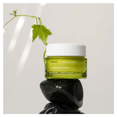 Korres Raisin de Santorin Crème Anti-Pores Dilatés Peaux Mixtes à Grasses 40 ml