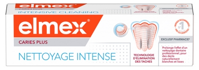 Elmex Caries Plus Dentifrice Nettoyage Intense 50 ml