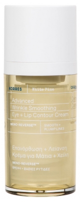 Korres Pin Blanc Crème Yeux et Lèvres Peaux Matures 15 ml