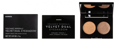 Korres Volcanic Minerals Ombres à Paupières Creamy Touch 3 g - Teinte : 28 : Golden Amber