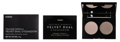 Korres Volcanic Minerals Ombres à Paupières Creamy Touch 3 g - Teinte : 38 : Grey Taupe