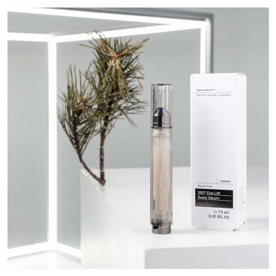Korres Pin Noir Super Sérum Yeux Liftant Paupières 15 ml