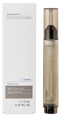 Korres Pin Noir Super Sérum Yeux Liftant Paupières 15 ml