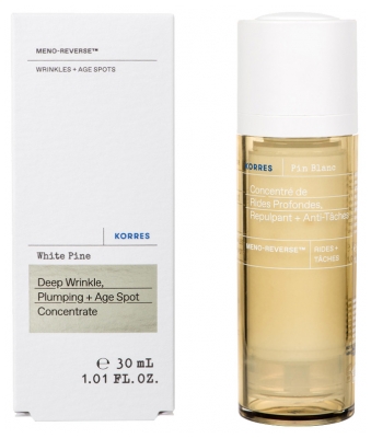 Korres Pin Blanc Concentré Anti-Rides Profondes Repulpant & Anti-Taches Peaux Matures 30 ml