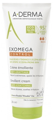 A-Derma Exomega — Control — Crème Émolliente Anti-Grattage 200 ml