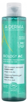 A-Derma Gel Moussant Nettoyant Purifiant Biology Ac 200 ml