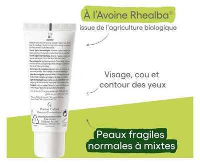 A-Derma Biology Crème Légère Dermatologique Hydratante Bio 40 ml