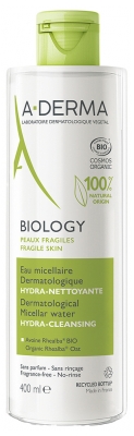 A-Derma Biology Eau Micellaire Dermatologique Hydra-Nettoyante 400 ml