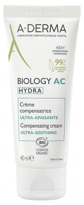 A-Derma Crème Compensatrice Ultra-Apaisante Biology Ac Hydra 40 ml