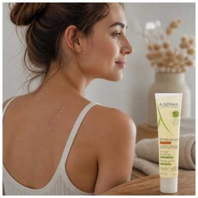 A-Derma Epithélial A.h Duo - Gel-Huile de Massage Anti-Marques 40 ml
