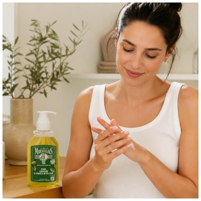 Le Petit Marseillais Gel Lavant Mains au Pur Savon et Huile d'Olive Toutes Peaux 300 ml 