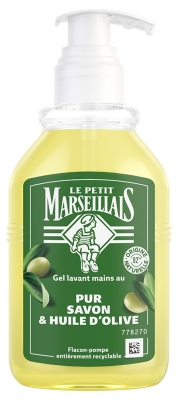 Le Petit Marseillais Gel Lavant Mains au Pur Savon et Huile d'Olive Toutes Peaux 300 ml 