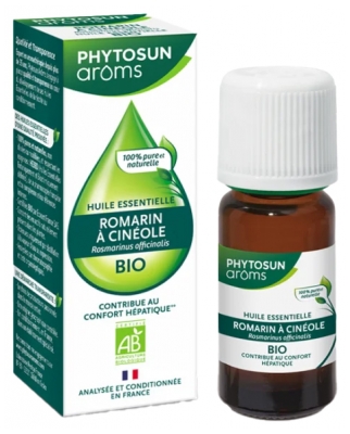 Phytosun Arôms Romarin à Cinéole / Rosmarinus Officinalis 1.8 Bio 10 ml