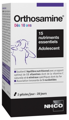 NHCO Orthosamine 15 Nutriments Essentiels Dès 10 ans 56 Gélules