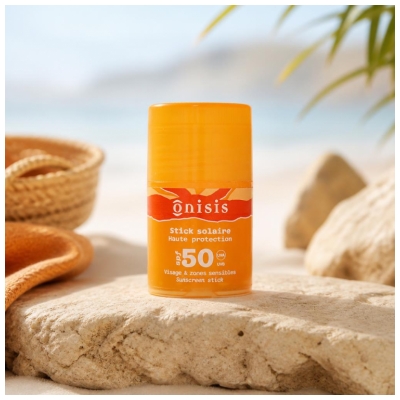 Onisis Stick Solaire Visage et Zones Sensibles SPF50 15 ml 