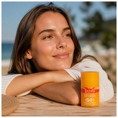 Onisis Stick Solaire Visage et Zones Sensibles SPF50 15 ml 