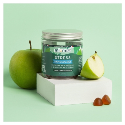 Mium Lab Stress Sans Sucres Plantes Gaba et Vitamine 42 Gummies