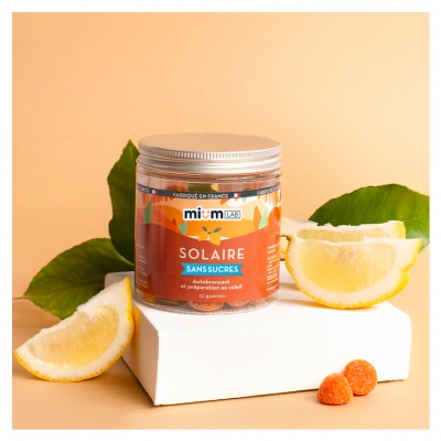 Mium Lab Solaire Sans Sucres Béta-Carotène 42 Gummies