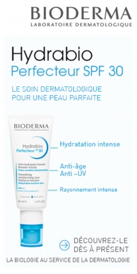 Bioderma Hydrabio Crème de Jour Anti Uv Lissante Peaux Sensibles Spf30 40 ml