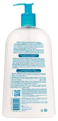 Bioderma Abcderm Cold Cream Crème Lavante Bébé 1000 ml