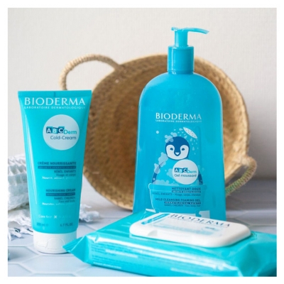 Bioderma Abcderm Gel Lavant Bébé Doux Visage Corps et Cheveux 1000 ml