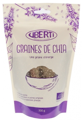 Uberti Graines de Chia Une Graine d'Energie Bio 300 g