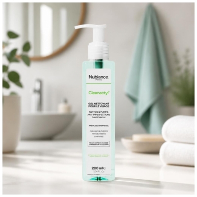 Nubiance Cleanactyl Gel Lavant Visage Anti-Imperfections 200 ml