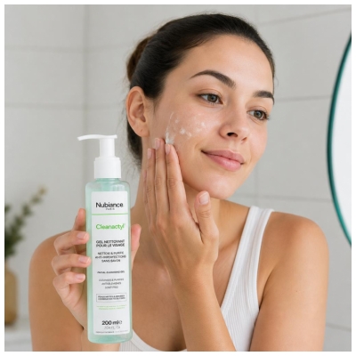 Nubiance Cleanactyl Gel Lavant Visage Anti-Imperfections 200 ml