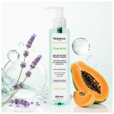 Nubiance Cleanactyl Gel Lavant Visage Anti-Imperfections 200 ml