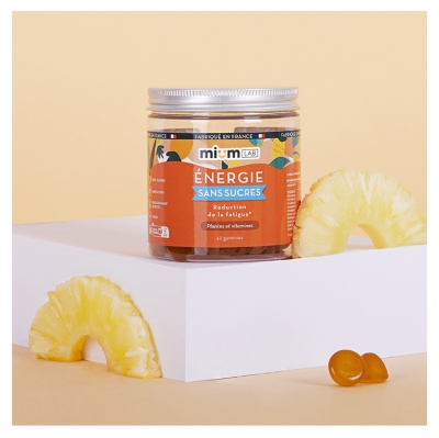 Mium Lab Énergie Sans Sucres Plantes et Vitamines 42 Gummies