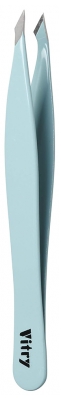 Vitry Pince à Épiler Yatagan Mors Effilés Inox - Couleur : Turquoise