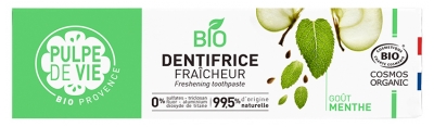 Pulpe de Vie Dentifrice Fraîcheur Goût Menthe à l'Extrait de Pomme Bio 75 ml