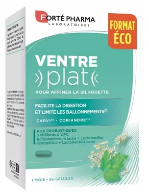 Forté Pharma Ventre Plat Format Eco 56 Gélules