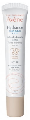 Avène Hydrance Eau Thermale - - Bb-Riche Crème Hydratante Teintée Effet Bonne Mine Naturel 40 ml