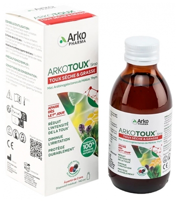 Arkopharma Arkotoux Sirop Toux Sèche et Grasse 140 ml