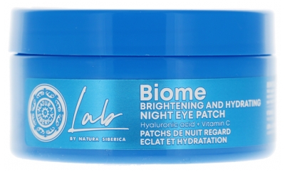 Natura Siberica Lab Biome Patchs Pour Les Yeux Nuit Éclat et Hydratation 60 Patchs