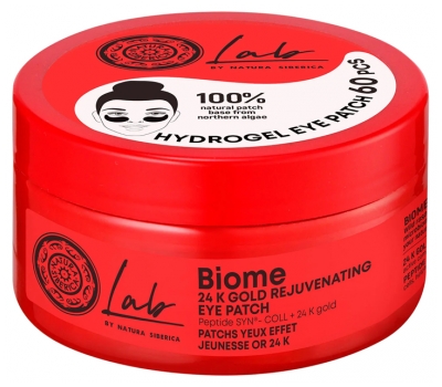 Natura Siberica Lab Biome Patchs Yeux Effet Jeunesse Or 24 K 60 Patchs
