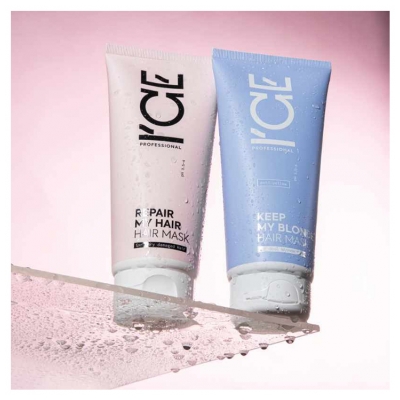 ICE Professional Keep My Blonde Masque Anti-Yellow Cheveux Blonds 250 ml