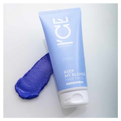 ICE Professional Keep My Blonde Masque Anti-Yellow Cheveux Blonds 250 ml