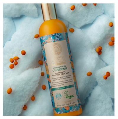 Oblepikha Baume à l'Argousier Tous Types de Cheveux 400 ml