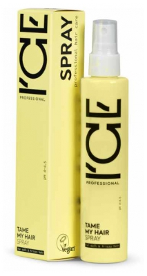 ICE Professional Tame My Hair Spray Cheveux Ternes et Crépus 100 ml