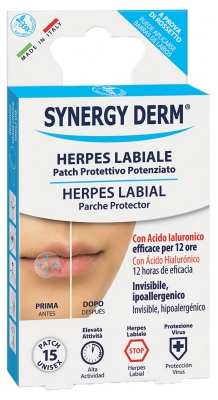Incarose Synergy Derm Herpès Labial 15 Patchs