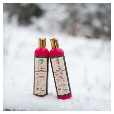 Natura Siberica Super Siberica Après-Shampoing Kraniska et Amarante Cheveux Colorés 400 ml