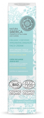 Natura Siberica Crème Recharge Jour & Nuit Bio à l'Aralia de Mandchourie 50 ml